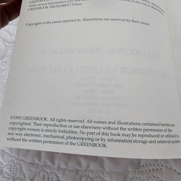 The Fifth Greenbook Guide to Department 56 Villages Vintage 1995 with Wishlists - Picture 14 of 16